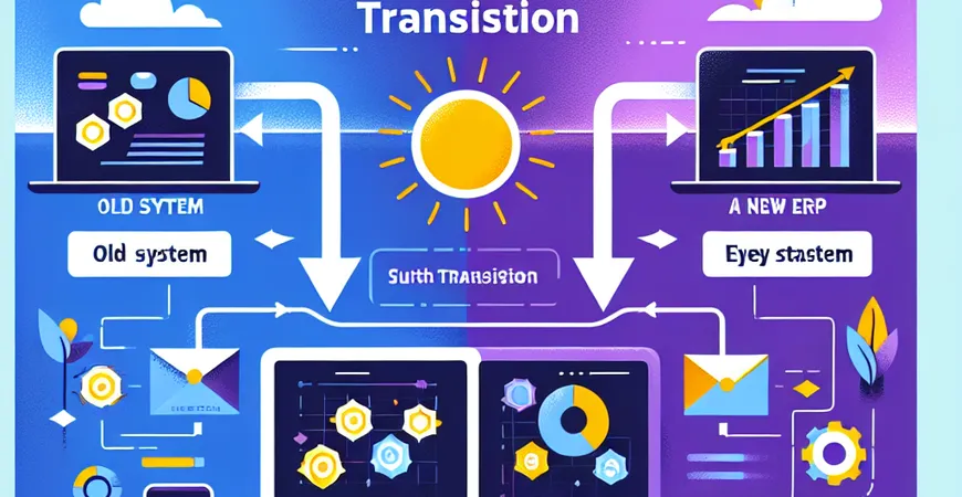  老系统替换新ERP如何过渡？平滑切换的四个关键策略  